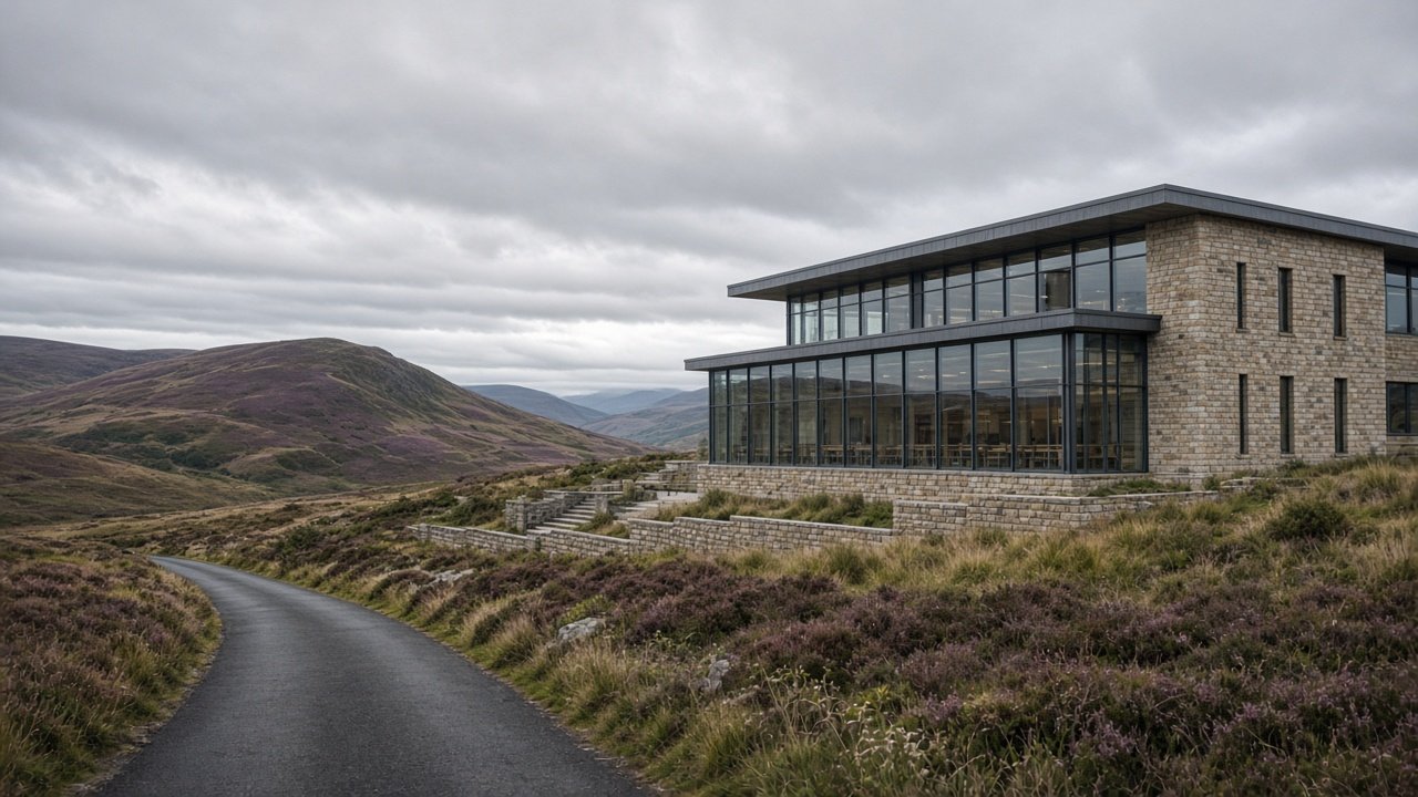 Moorland at the edge of the Wharfedale campus